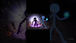 0.001s To Die ⚡️ Speed vs. Power (The Shadow Copy) #shorts #stickman #animation