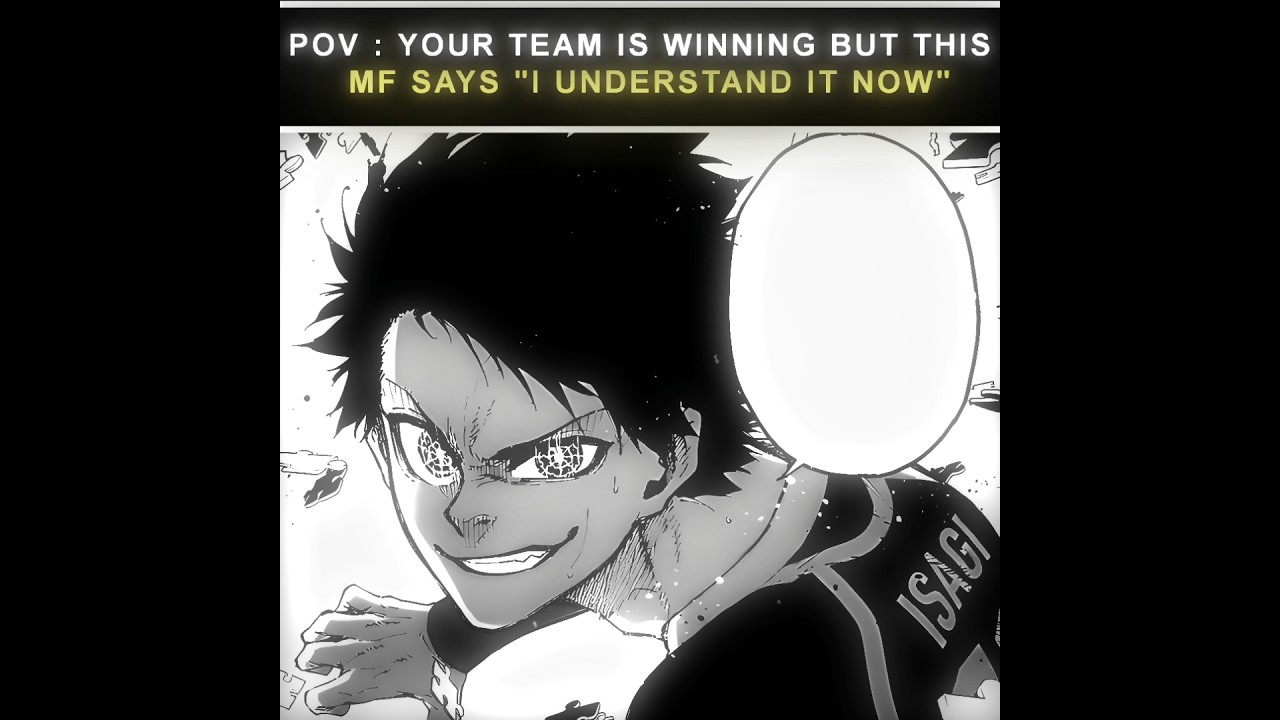 Egoist Isagi Yoichi🗿 || [ Blue Lock] || [ Manga Edit 4k ] #bluelock #manga #youtubeshorts