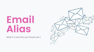 What is an email alias and how to create one