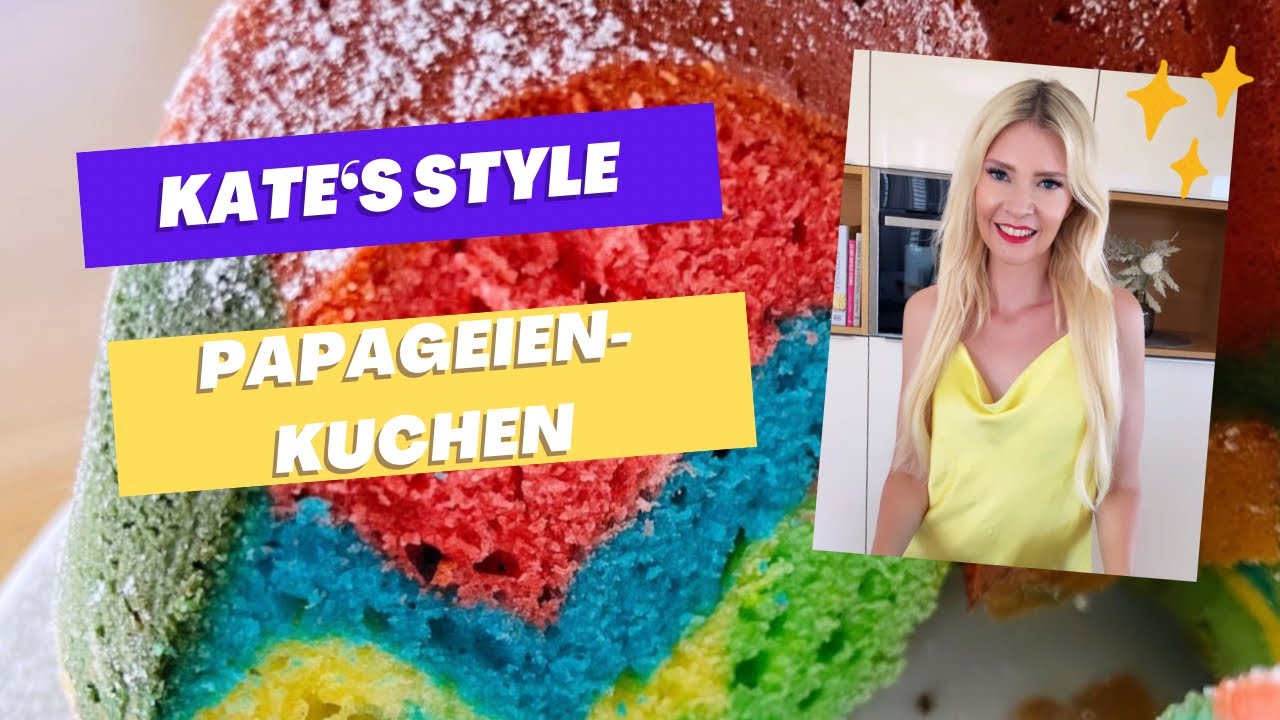 Papageienkuchen 🦜! Von diesem Kuchen können meine Kinder einfach nicht genug bekommen 😍💗.
