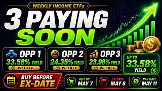 3 Weekly Income ETFs Paying Soon:  Yield Breakdown