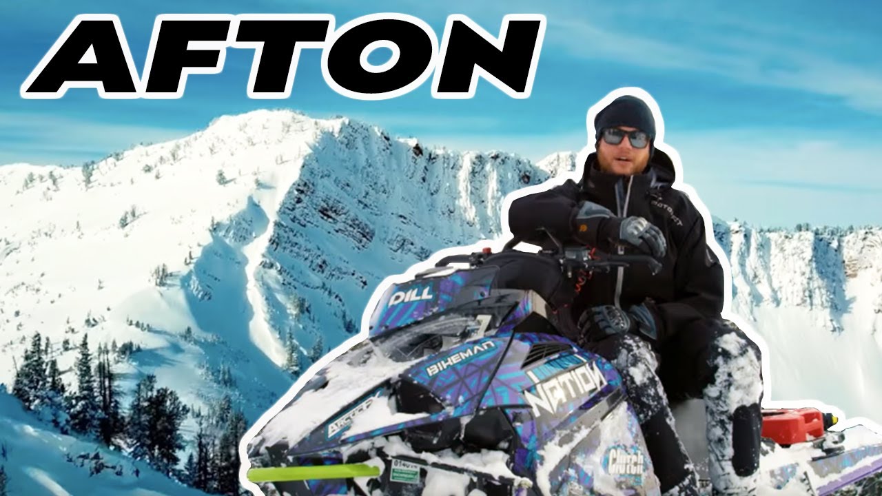 Snowmobile AFTON Wyoming! YouTube
