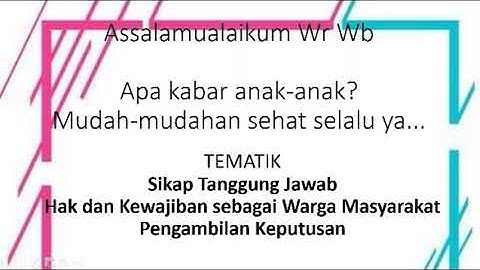 Salah satu bentuk tanggung jawab sebagai anak di rumah yaitu