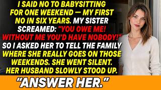 I Refused to Babysit One Weekend—My Parents Called Me a Traitor, Then a Nurse Named Room 214