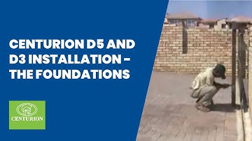 CENTURION D5 and D3 Installation - The Foundations - Part 3