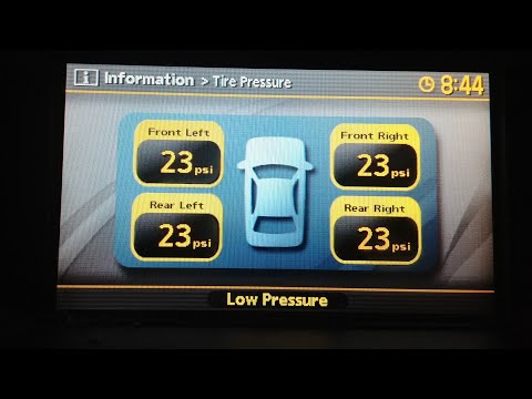 Long, loud beep due to Tire Pressure being low. Infiniti M45