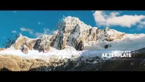 PARTICLE WORLD SLIDESHOW Free After Effects Template