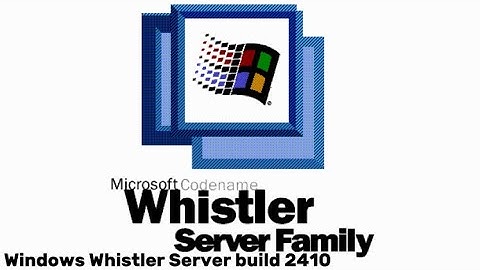 Windows Whistler Server beta 2 build 2410(Standard Server)