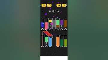 Water sort puzzle level 329