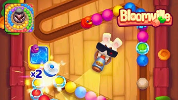 Bloomville - Bubble shooter Gameplay Walkthrough (Android, iOS) #1