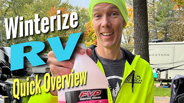 How to Winterize an RV using Compressed Air & Antifreeze (Quick Overview)