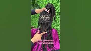 Are you due for a Crochet Retwist✨ Book appointment www.NappStar.com #locs #locnation #atllocs