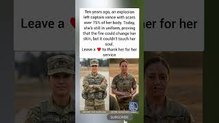 The Fire Couldnt Take Her Spirit Captain Vances Story Of Survival  inspiration shorts viral