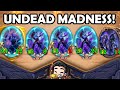 Going all in with undead  hearthstone battlegrounds