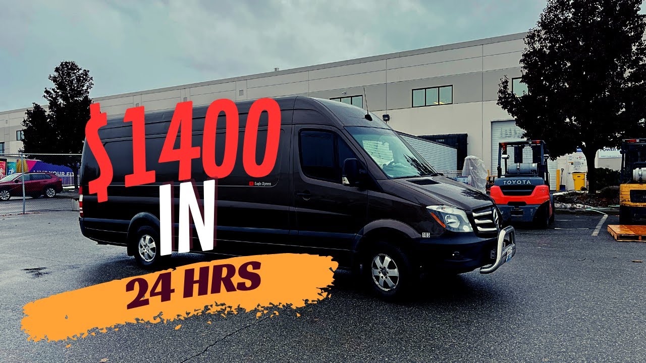 1400 in 24hrs Sprinter Van Expediting Business YouTube
