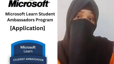 Microsoft Learn Student Ambassador 2023 Program | My Video Answer | Connect | MLSA