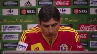 Netherlands vs Romania - 2014 World Cup Qualifier - Victor Piturca looks ahead to Holland clash