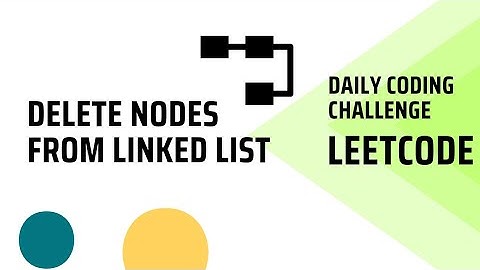 Delete Nodes From Linked List | LeetCode 3217 | #coding #leetcode #python