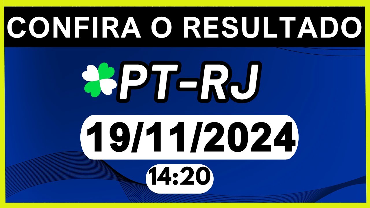 RESULTADO JB - PT-RJ e LOOK-GO 14:20 | 19/11/2024 - YouTube