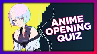 Anime Opening Quiz! #animequiz #animequizes #guessanime #animeopening