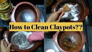 HOW TO CLEAN CLAYPOTS AFTER COOKING IN TELUGU|| మట్టి పాత్రలను కుకింగ్ తర్వాత ఇలా క్లీన్ చేసుకోండి |