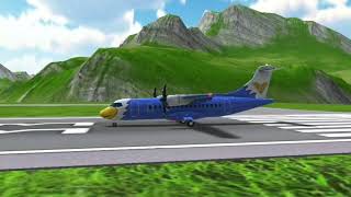 Realmer Airlines Flight 1678 - Crash Animation || Turboprop Flight Simulator
