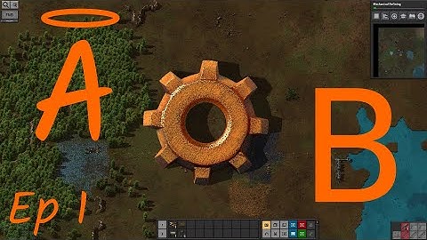 Ep 1 - Digging by Hand - Laurence plays Factorio: Angel Bob
