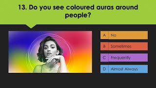 Synesthesia Test: Do You Taste Colors?