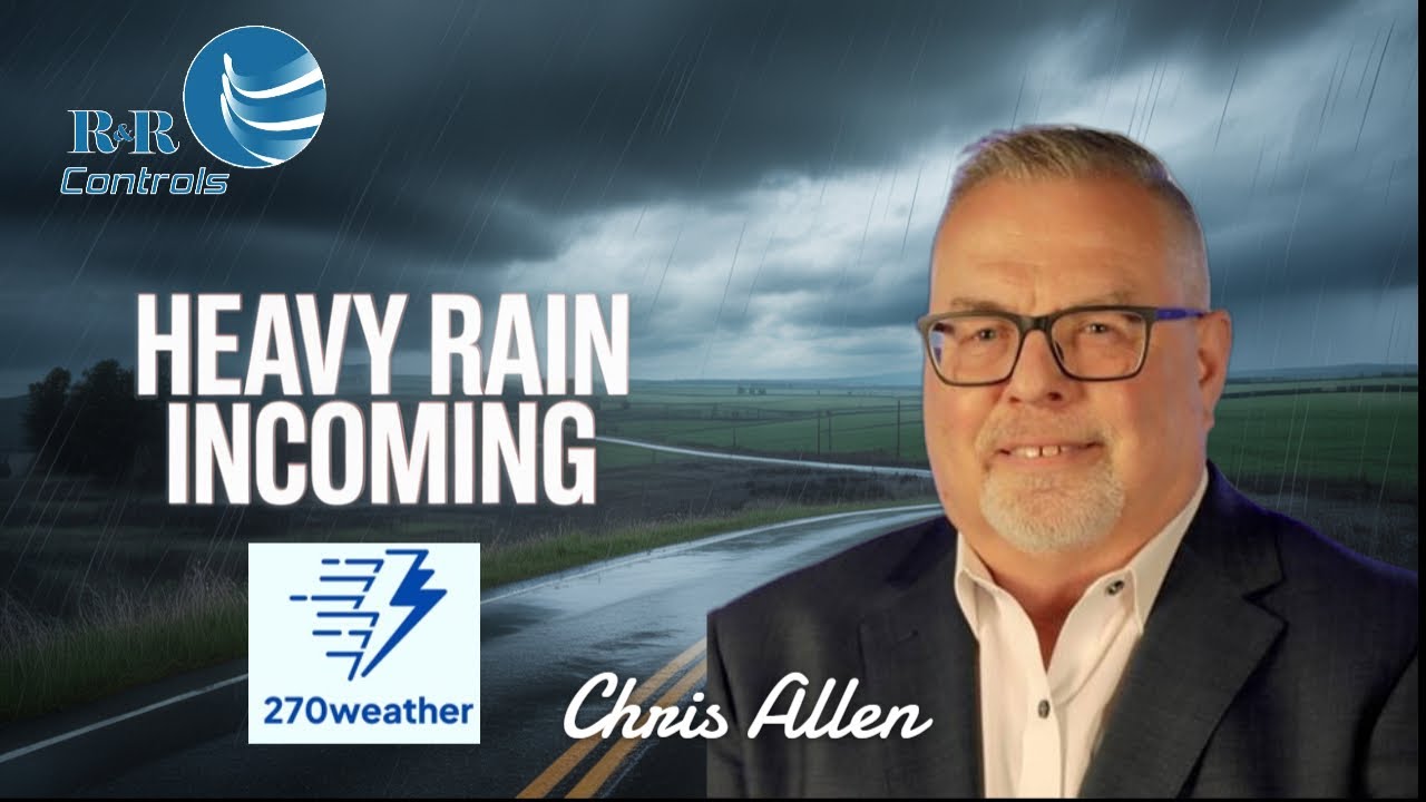 Periods of heavy rain this week! - YouTube