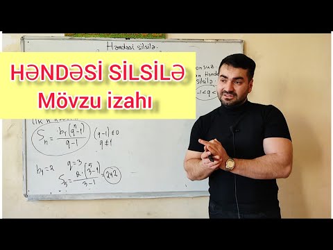 Həndəsi silsilə-mövzu izahı #silsila #riyaziyyat