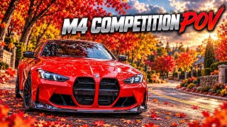 BMW M4 Competition POV Drive 🍂 | Fall Vibes & INSANE Exhaust Sounds 4K