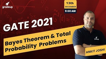 Bayes Theorem & Total Probability | Problems | Engineering Mathematics for GATE 2021 | Ankit Sir