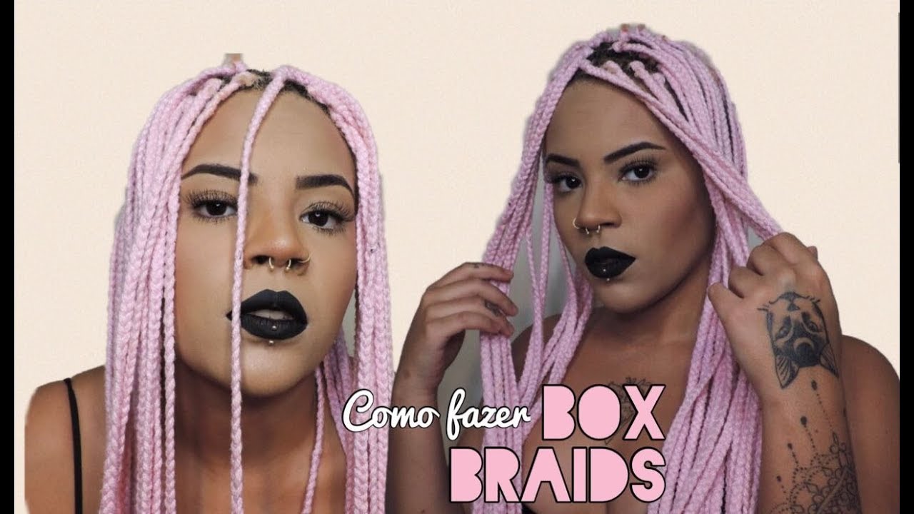 COMO FAZER BOX BRAID DE LINHA EM CABELOS MUITO CURTOS!