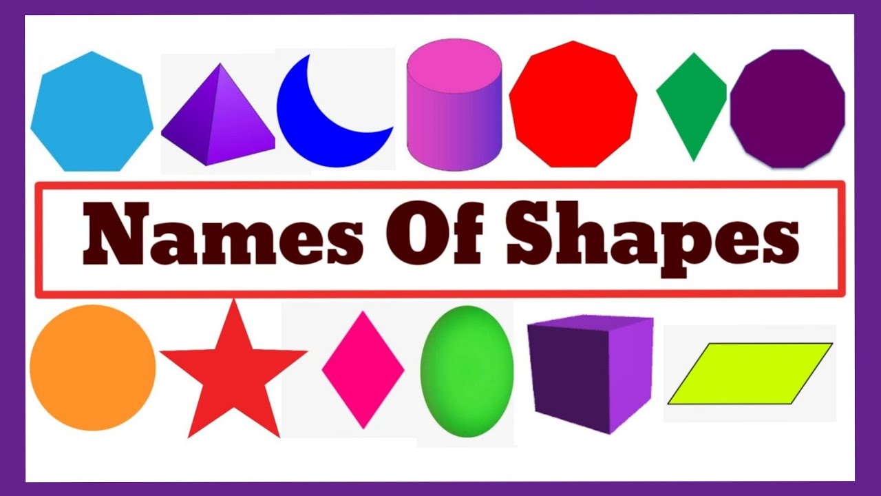 Pin by Jess A. on Inglés  Geometric shapes names, Shapes