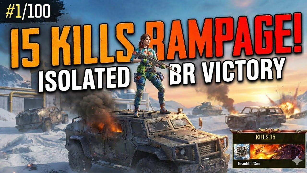 15 KILLS Rampage! 🔥 DOMINATING Isolated Battle Royale (CODM)