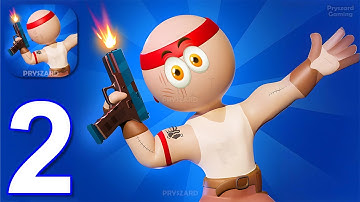 Warland - Gameplay Walkthrough Part 2 Stickman Army Base Defense Weapon Craft (iOS,Android)