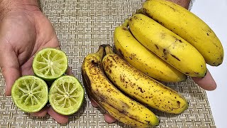 Só bater Banana com Limão não compro mais no mercado