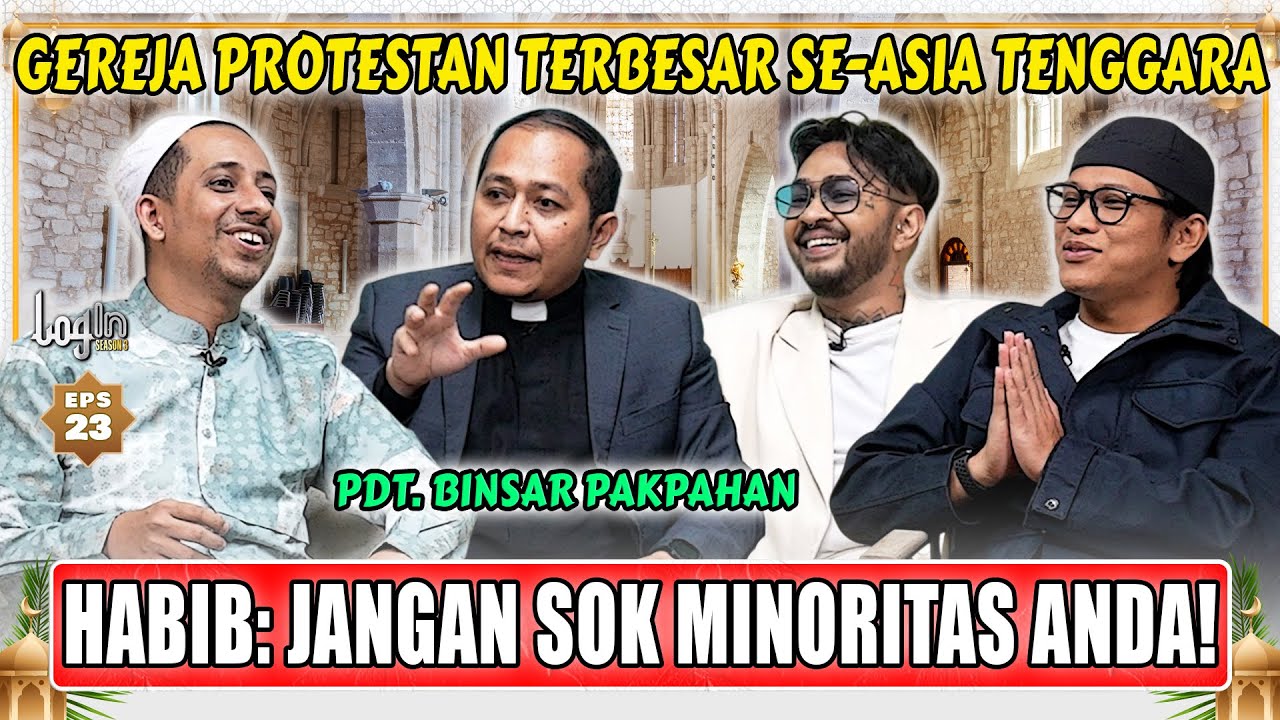 BORIS JARANG KE GEREJA, KITA DATENGIN PENDETANYA‼️PDT BINSAR - HABIB JAFAR - ONAD - LOGIN eps 23