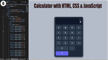 Build a Stylish Calculator with HTML, CSS & JavaScript | Simple Project for Beginners