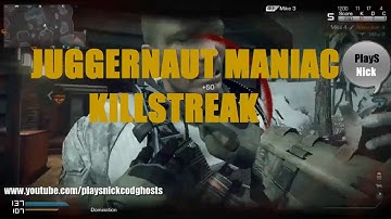 PlayS Nick - Call of Duty: Ghosts #013 - MULTIPLAYER GAMEPLAY - JUGGERNAUT-MANIAC KILLSTREAK [HD]