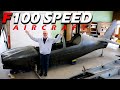 All carbon fiber f100 speed kit aircraft prototype