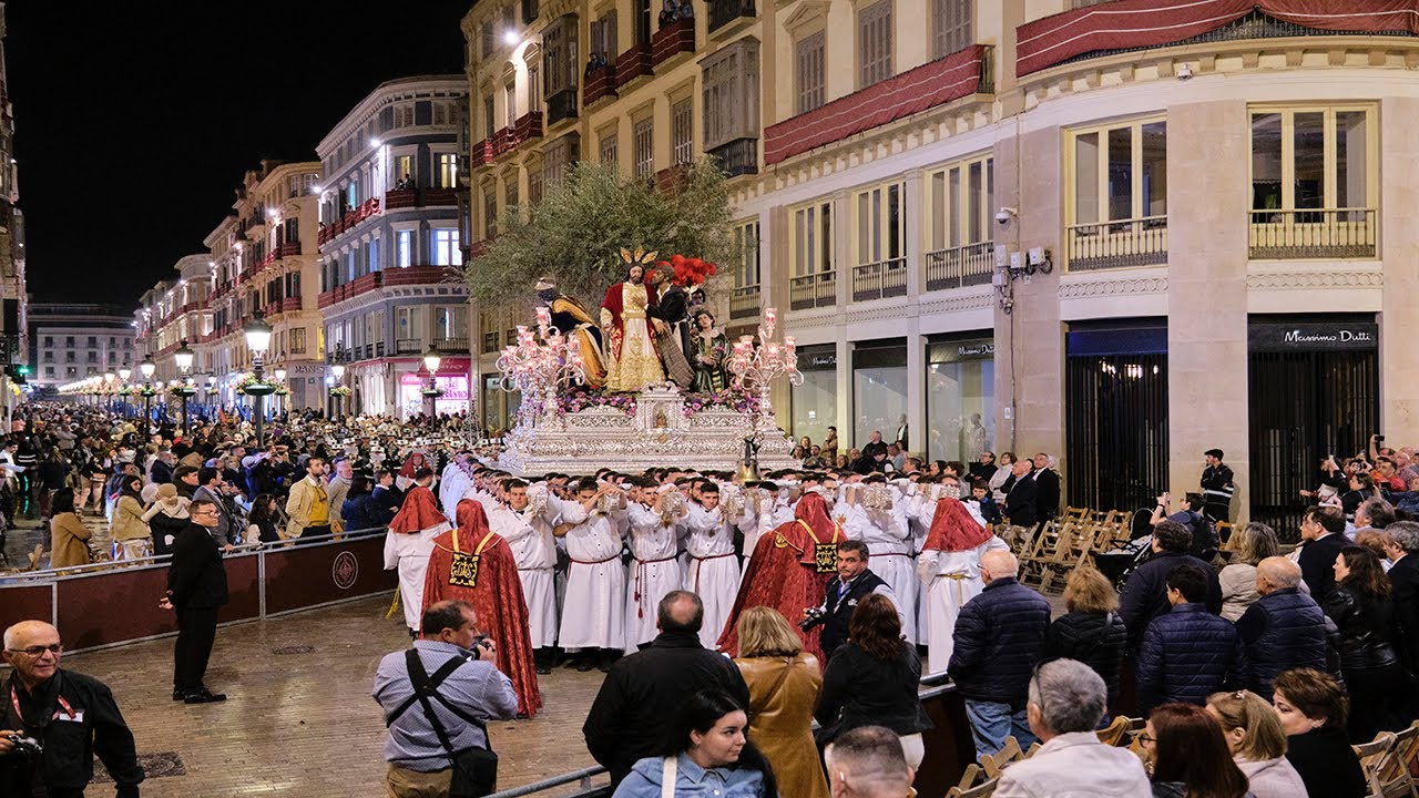 Semana Santa de Málaga 2023 Domingo de Ramos, cofradía de nuestro padre Jesús del Prendimiento