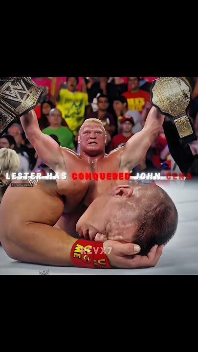 John Cena Is Scared Of Brock Lesnar 🥵 Edit