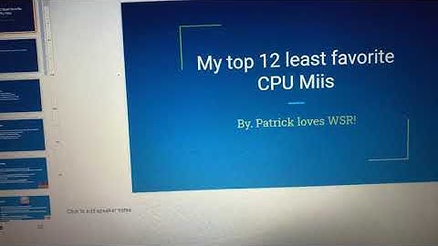 My top 12 least favorite miis!