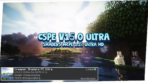 SHADERS MCPE 1.18 REALISTIC RINGAN NO LAG/SHADER MCPE 1.18 ULTRA REALISTIC