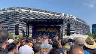 Overkill Live 2023! from the Metallica Concert Parking Lot Pre-Show Party at Metlife Stadium, NJ USA