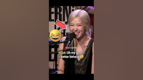 He really scared Rosé so bad 🤣😭!! #blackpink #rosé #kpop #shorts #fyp #music #song #viral #trending