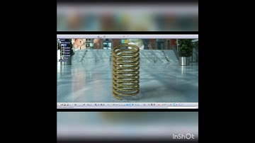 Helical spring design in CATIA v5 R20...!!!#catiav5r20 #catia #graphicdesign #rendering #render