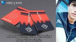 Vistaprint.in my first visiting card order experience || Vistaprint website review || Ashish Kumar