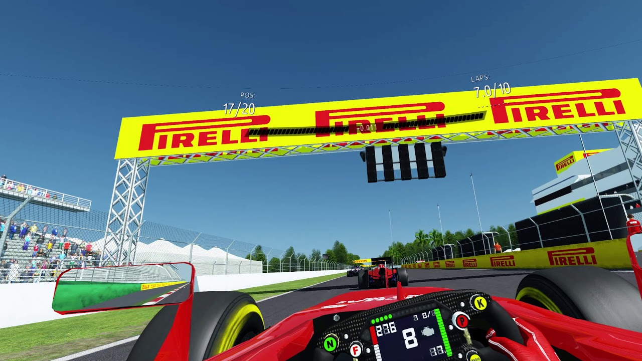 rFactor 2 F1 2015 . Ferrari . Sebastian Vettel Mexico GP with Ai